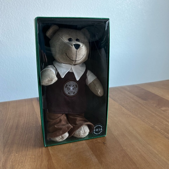 Starbucks Coffee Bearista Bear 2016 Plush, Limited Edition, Original Packaging - Picture 2 of 4